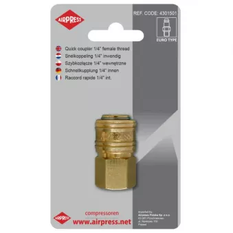Raccord pneumatique AIRPRESS 4301501