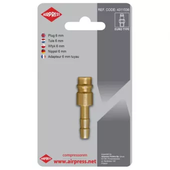 Raccord pneumatique AIRPRESS 4311536
