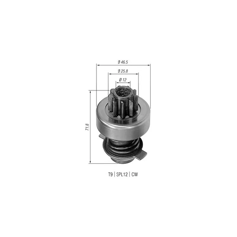 Petit engrenage, démarreur MAGNETI MARELLI 940113020011