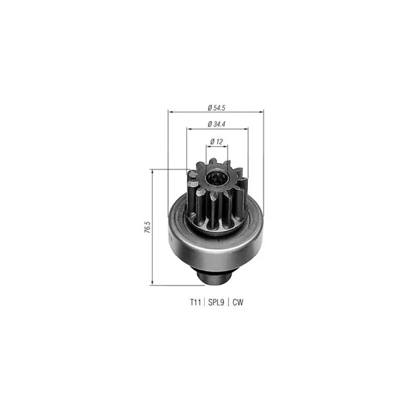 Petit engrenage, démarreur MAGNETI MARELLI 940113020203