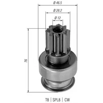 Démarreur MAGNETI MARELLI 940113020218