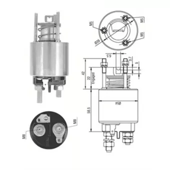 Contacteur, démarreur MAGNETI MARELLI 940113050484