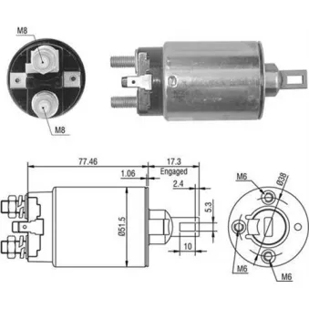 Contacteur, démarreur MAGNETI MARELLI