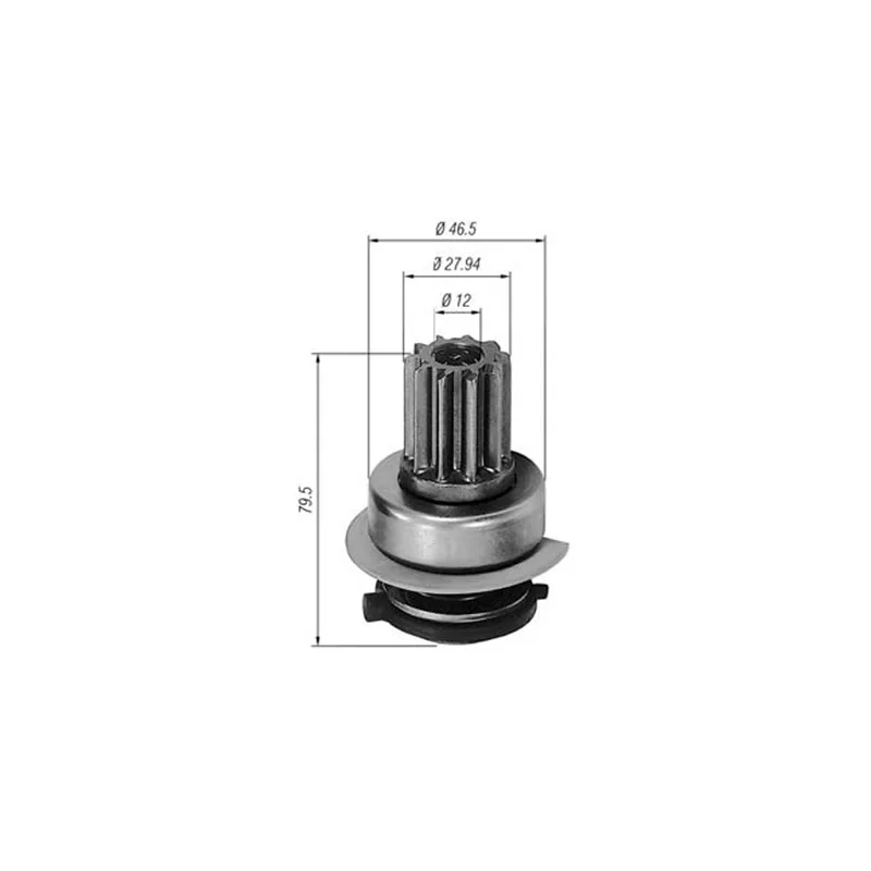 Pignon, démarreur MAGNETI MARELLI AMB0291