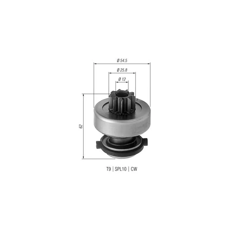 Petit engrenage, démarreur MAGNETI MARELLI AMB0192