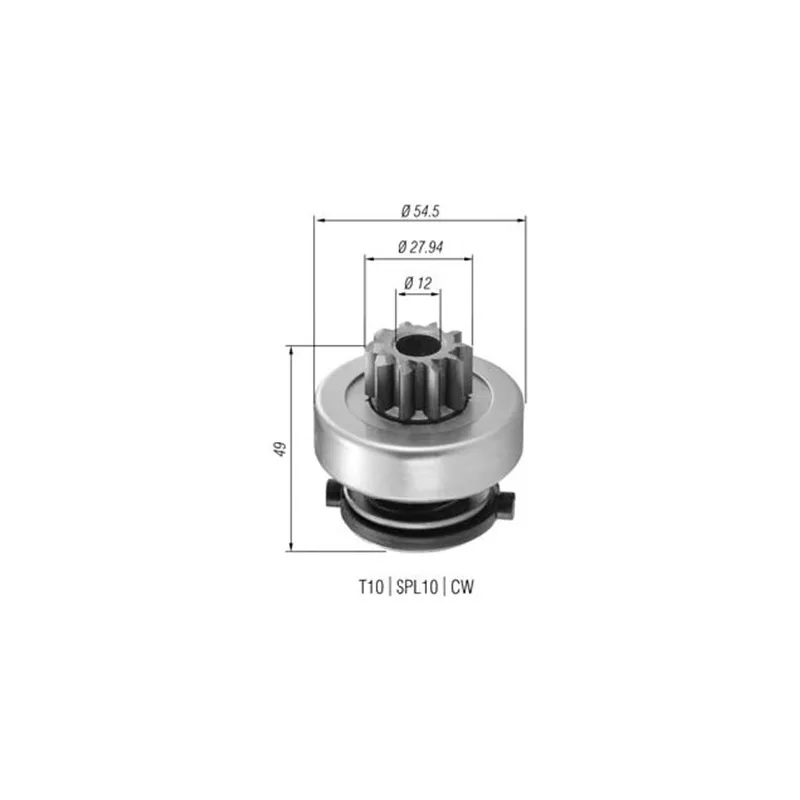Petit engrenage, démarreur MAGNETI MARELLI AMB0365