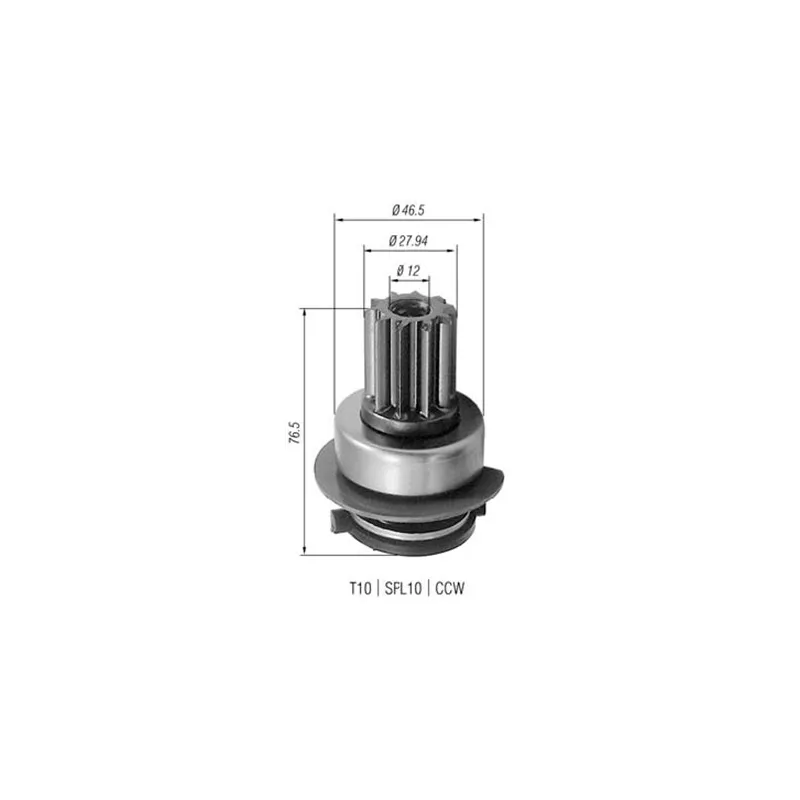 Embrayage à roue libre, démarreur MAGNETI MARELLI AMB0223