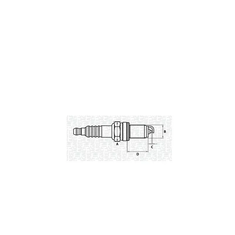 Bougie d'allumage MAGNETI MARELLI 062000768304