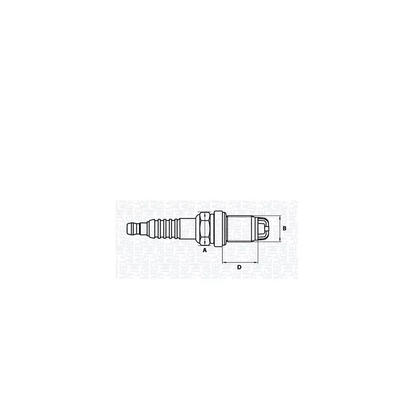 Bougie d'allumage MAGNETI MARELLI 062000783304