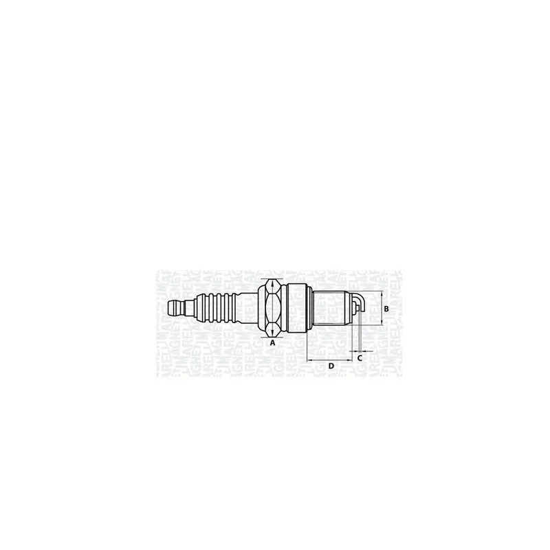 Bougie d'allumage MAGNETI MARELLI 062000770304