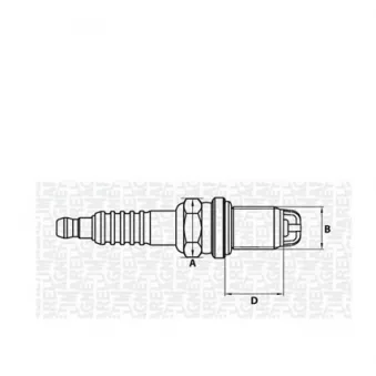 Bougie d'allumage MAGNETI MARELLI 062000772304