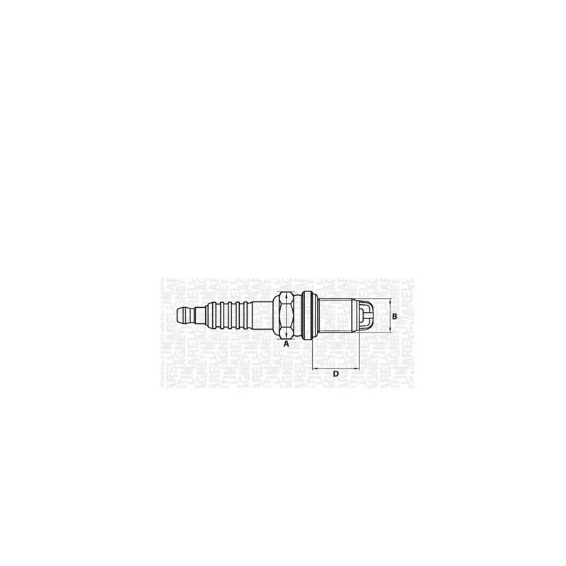 Bougie d'allumage MAGNETI MARELLI 062000772304