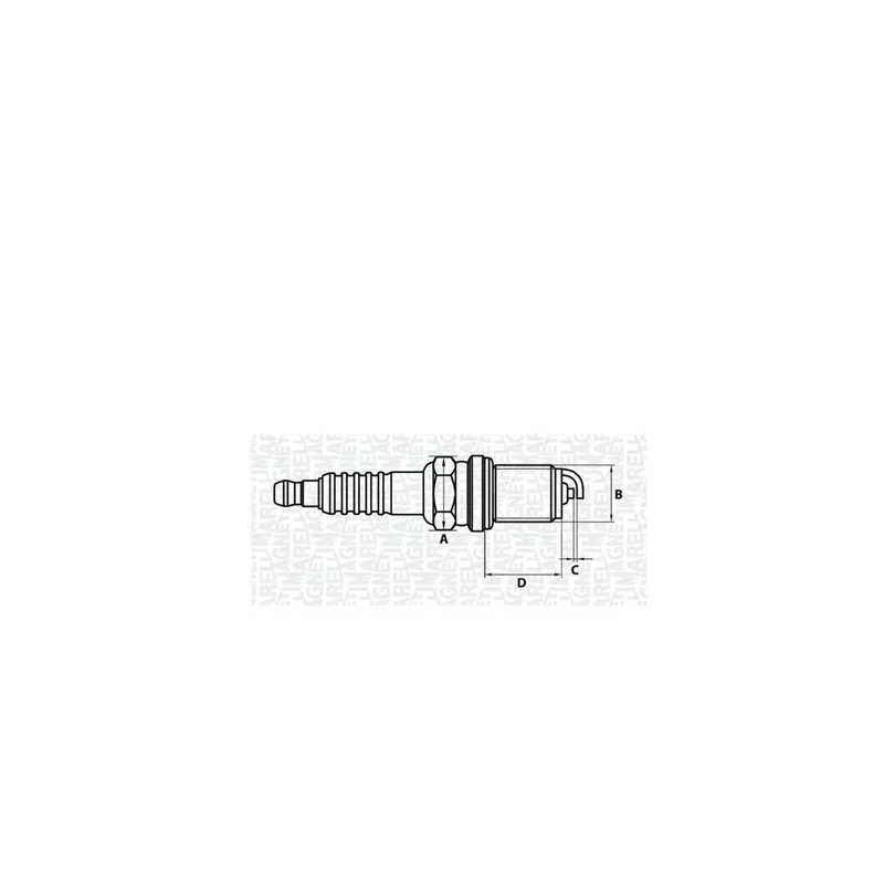 Bougie d'allumage MAGNETI MARELLI 062000776304