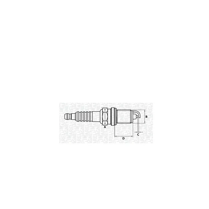 Bougie d'allumage MAGNETI MARELLI 062000774304