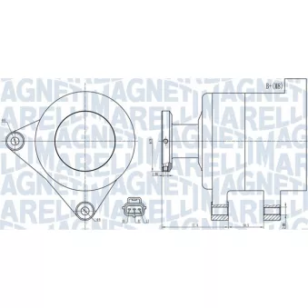 Alternateur MAGNETI MARELLI 063731999010