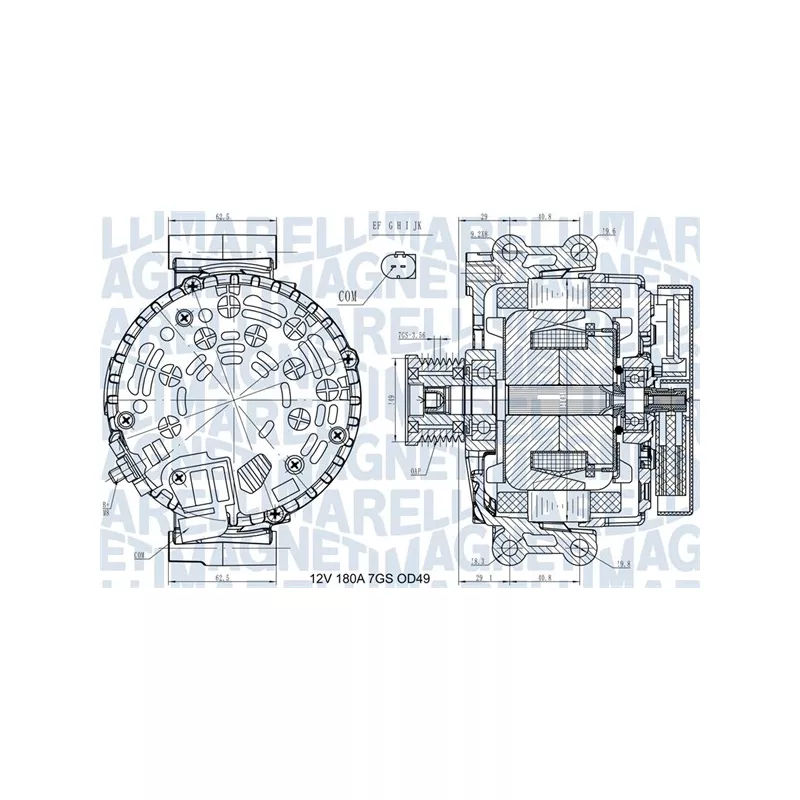 Alternateur MAGNETI MARELLI 063731580410