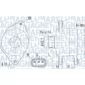 Alternateur MAGNETI MARELLI