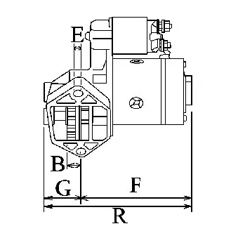 Démarreur CARGO 116516
