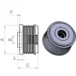 Poulie roue libre, alternateur CARGO 332317 - Visuel 2