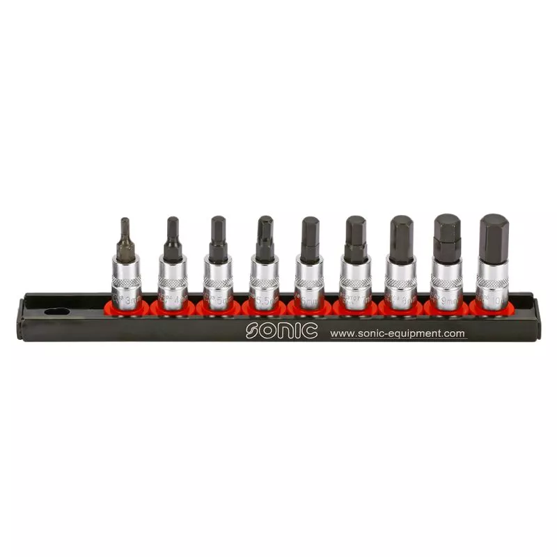 Jeu d'embouts sur douilles 1/4" SONIC 100904