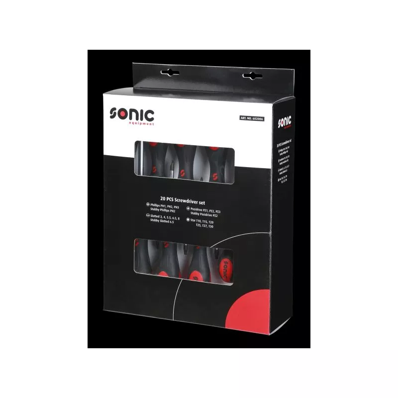 Jeu de tournevis mixte SONIC 602006