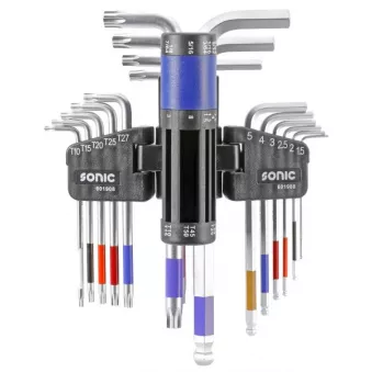 Jeu de clés mâles TORX SONIC 601908
