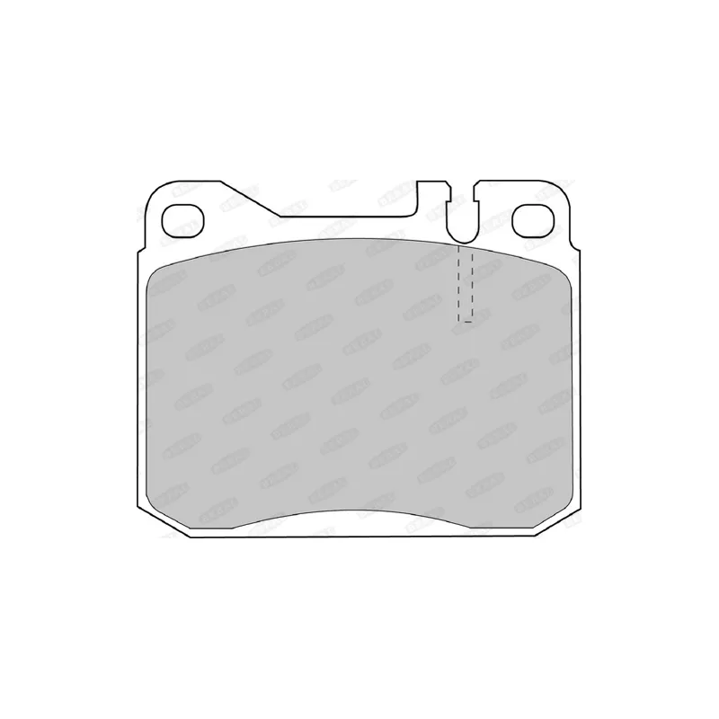 Jeu de 4 plaquettes de frein avant BERAL BCV29581T-19MM