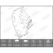 Kit de garnitures de frein, frein à tambour BERAL KBL15030.1-1561 - Visuel 2