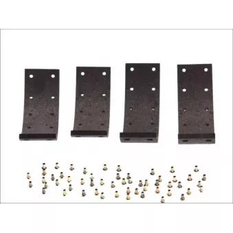 Kit de garnitures de frein, frein à tambour ROULUNDS