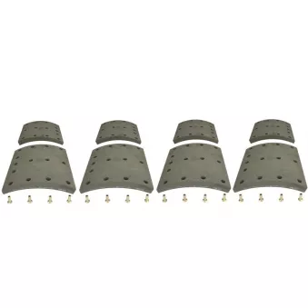 Kit de garnitures de frein, frein à tambour ROULUNDS 65001937N00A8