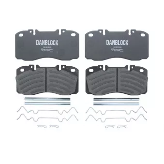 Jeu de 4 plaquettes de frein avant DANBLOCK 2912282