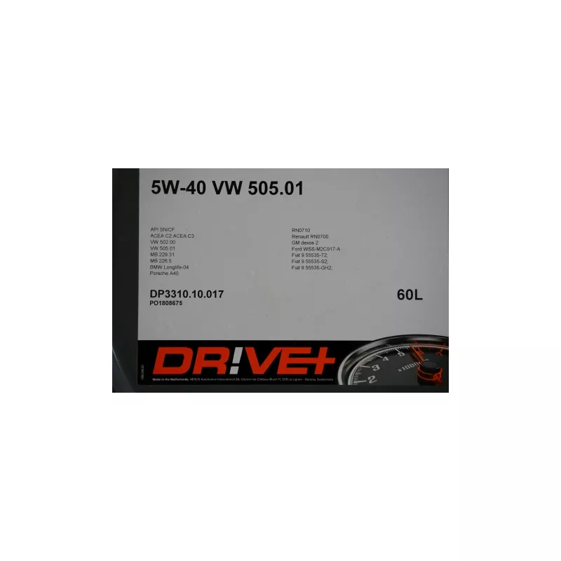 Huile de transmission Dr!ve+ DP3310.10.017
