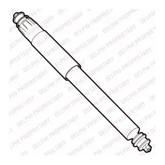 Jeu de 2 amortisseurs arrière DELPHI