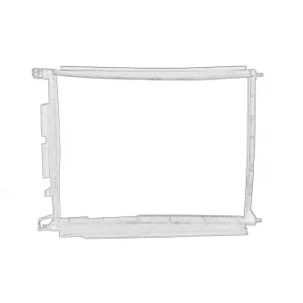 Déflecteur d'air, radiateur d'huile OE 215596207R