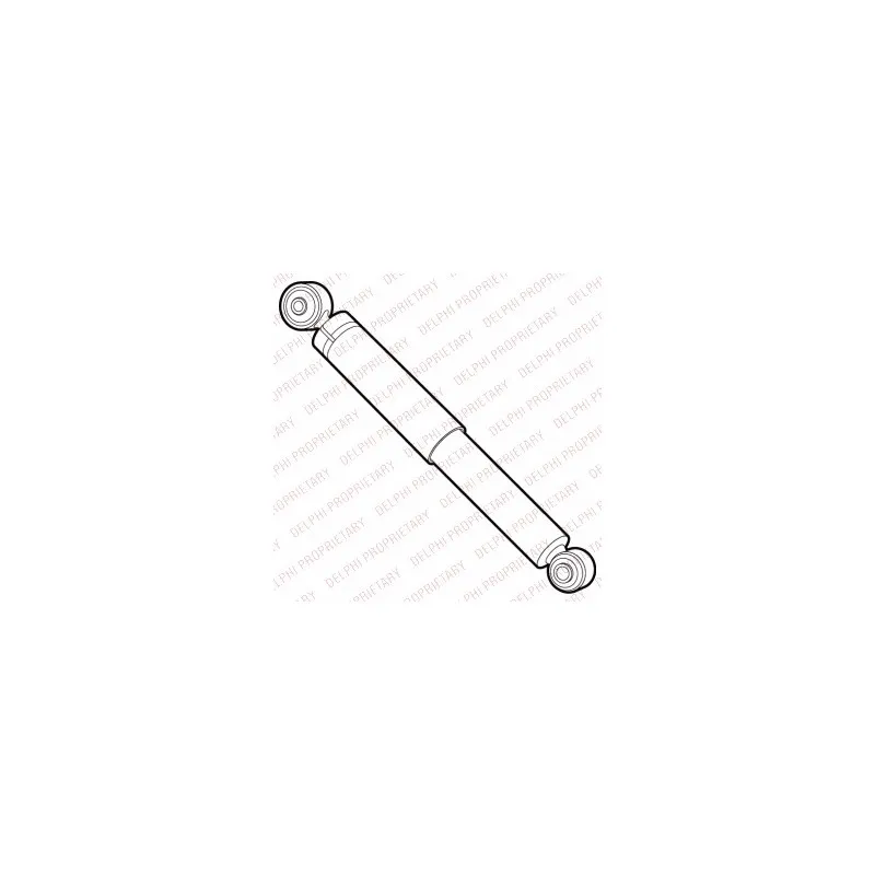 Jeu de 2 amortisseurs arrière DELPHI D2259556