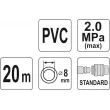 Tuyau pneumatique 20m YATO YT-24221 - Visuel 2