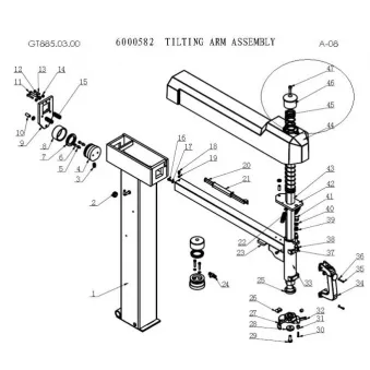 Accessoires et pièces de rechange pour démonte-pneus EVERT