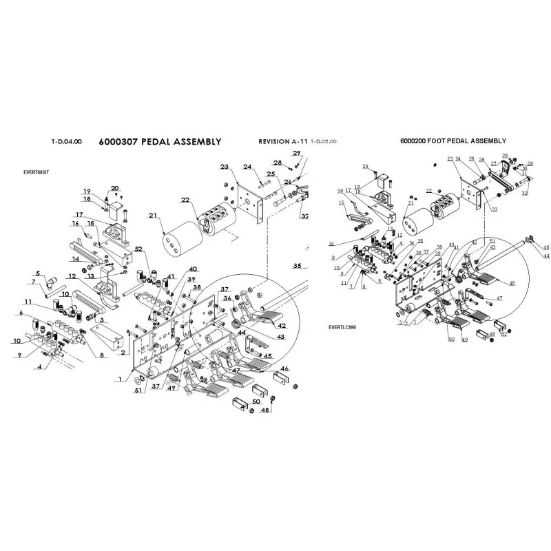 Accessoires et pièces de rechange pour démonte-pneus EVERT CT-D-1100002