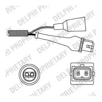 Sonde lambda DELPHI ES10289-12B1
