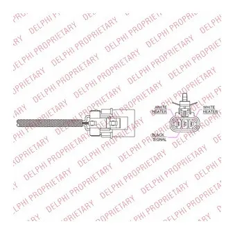 Sonde lambda DELPHI ES10680-11B1