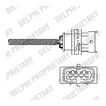 Sonde lambda DELPHI ES10789-12B1