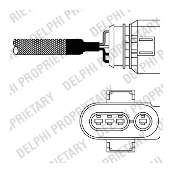 Sonde lambda DELPHI ES10967-12B1