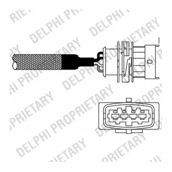 Sonde lambda DELPHI ES10982-12B1