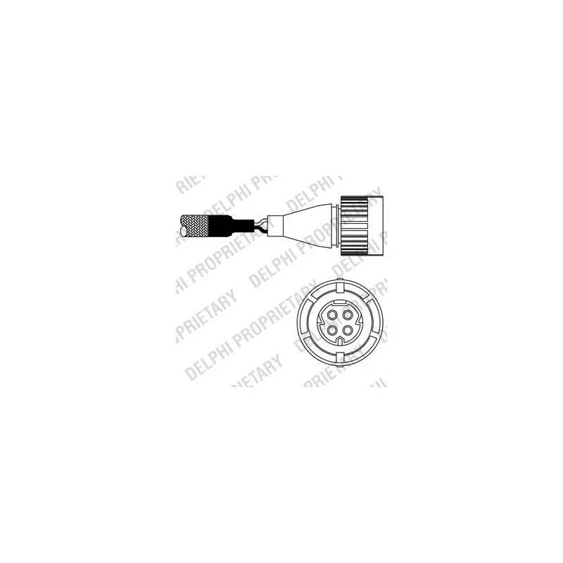 Sonde lambda DELPHI ES10984-12B1