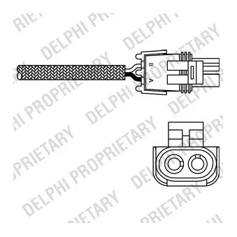 Sonde lambda DELPHI ES10989-12B1