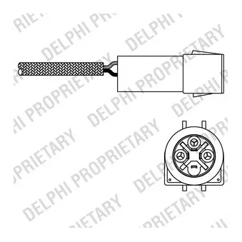Sonde lambda DELPHI ES10993-12B1