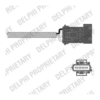 Sonde lambda DELPHI ES11009-12B1
