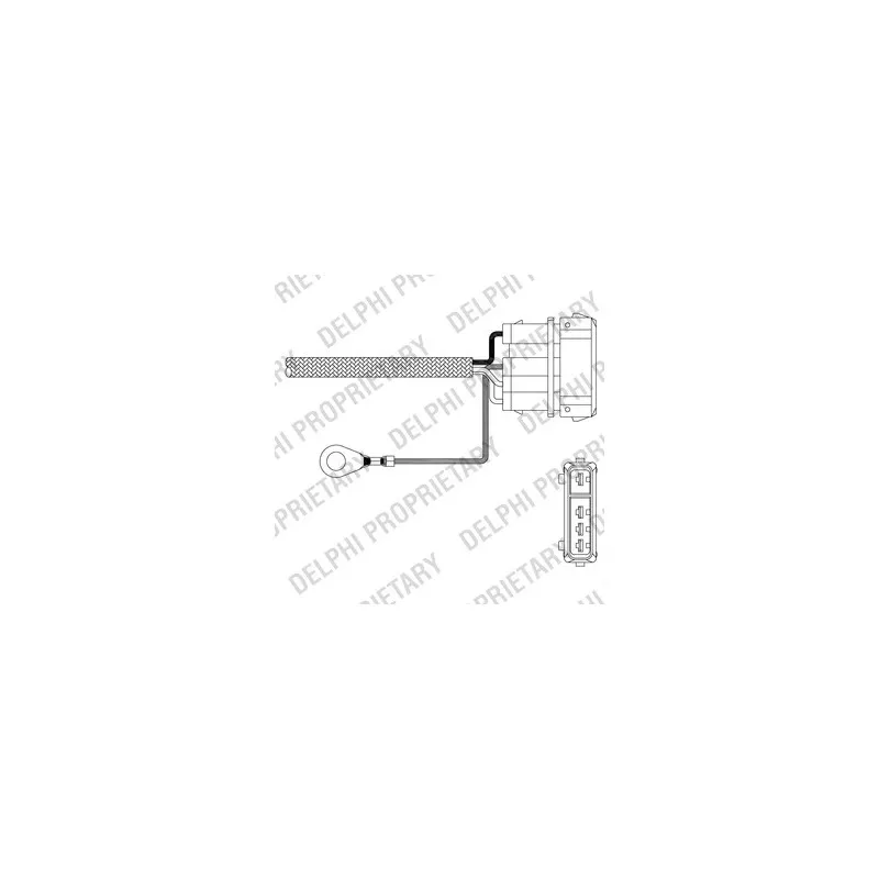 Sonde lambda DELPHI ES11010-12B1