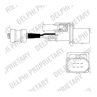 Sonde lambda DELPHI ES11014-12B1