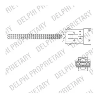 Sonde lambda DELPHI ES11035-12B1
